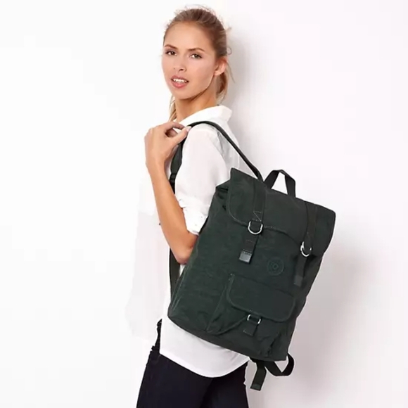 Kipling Handbags - Kipling Jinan Large Nylon Backpack Laptop Black.